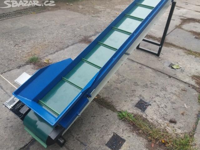 Pásový dopravník v délce 4 m a šířce 40 cm